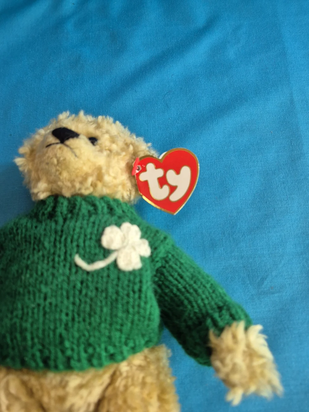 Ty Beanie Baby Blarney Stuffed Plush Toy Kiss Me Im Irish Attic Treasures Vintag
